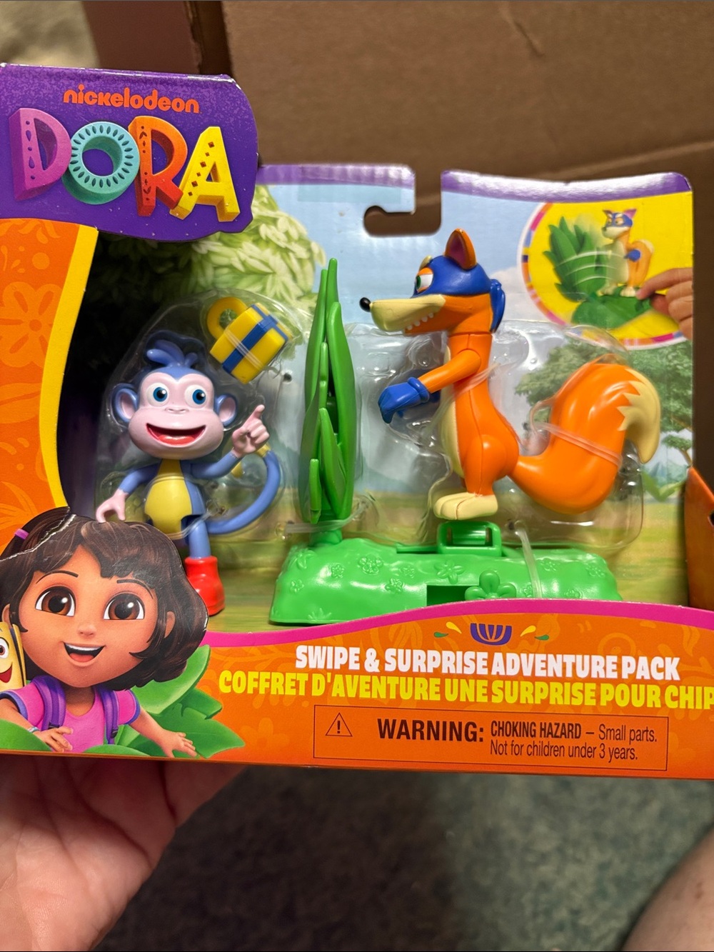 Nickelodeon Dora Swipe & Surprise Pack - Orange, Purple, Green